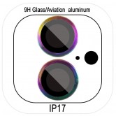 Захисне скло Metal Classic на камеру (у упак.) для Apple iPhone 17 (6.3") Бузковий / Rainbow Захисне скло Metal Classic на камеру (у упак.) для Apple iPhone 17 (6.3") Бузковий / Rainbow