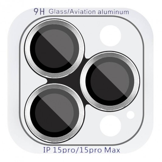 Захисне скло Metal Classic на камеру (у упак.) для Apple iPhone 17 (6.3") Срібний / Silver