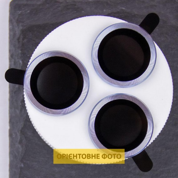 Захисне скло Metal Classic на камеру (у упак.) для Apple iPhone 17 (6.3") Блакитний / Light Blue