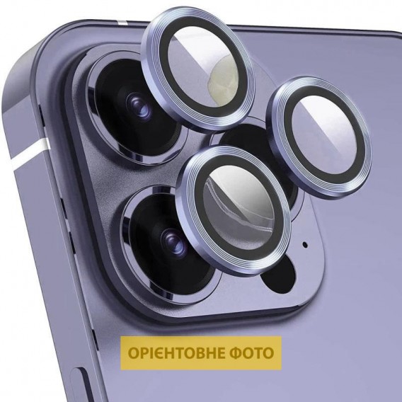 Захисне скло Metal Classic на камеру (у упак.) для Apple iPhone 17 (6.3") Блакитний / Light Blue
