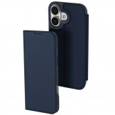 Чехол-книжка Dux Ducis с карманом для визиток для Apple iPhone 17 (6.3 дюйма) Синий