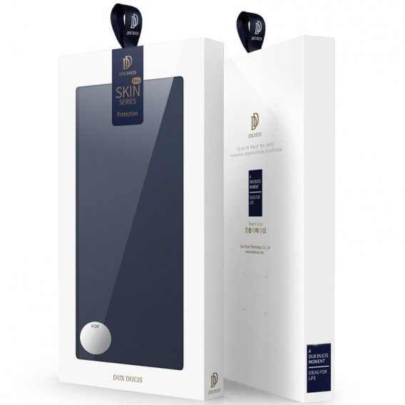 Чохол-книжка Dux Ducis з кишенею для візиток для Apple iPhone 17 (6.3") Синій