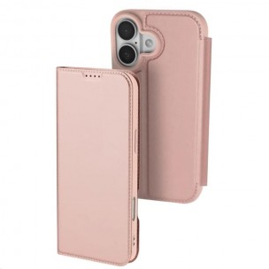 Чохол-книжка Dux Ducis з кишенею для візиток для Apple iPhone 17 (6.3") Rose Gold Чохол-книжка Dux Ducis з кишенею для візиток для Apple iPhone 17 (6.3") Rose Gold