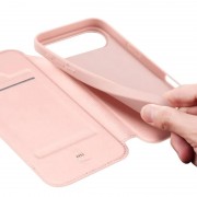 Чохол-книжка Dux Ducis з кишенею для візиток для Apple iPhone 17 Air (6.5") Rose Gold