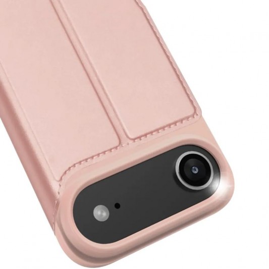Чохол-книжка Dux Ducis з кишенею для візиток для Apple iPhone 17 Air (6.5") Rose Gold - зображення 5 