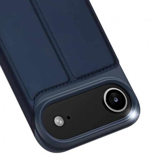 Чохол-книжка Dux Ducis з кишенею для візиток для Apple iPhone 17 Air (6.5") Синій - зображення 4 