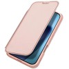Чохол-книжка Dux Ducis з кишенею для візиток для Apple iPhone 17 Pro (6.3") Rose Gold