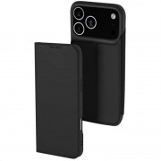 Чохол-книжка Dux Ducis з кишенею для візиток для Apple iPhone 17 Pro (6.3") Чорний