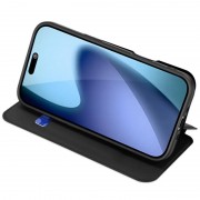 Чохол-книжка Dux Ducis з кишенею для візиток для Apple iPhone 17 Pro (6.3") Чорний