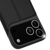 Чехол-книга Dux Ducis с карманом для визиток для Apple iPhone 17 Pro (6.3") Черный