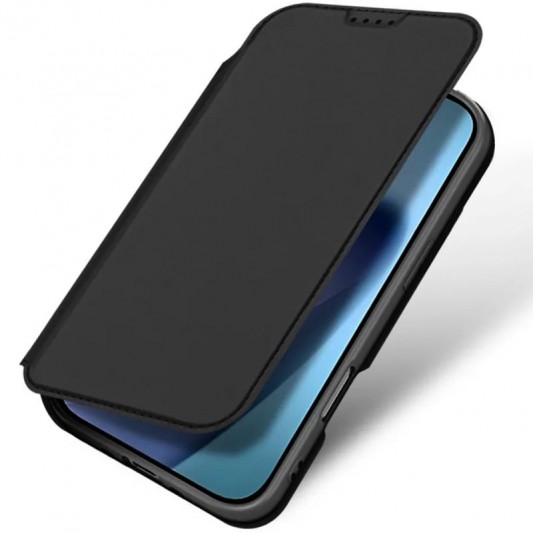 Чохол-книжка Dux Ducis з кишенею для візиток для Apple iPhone 17 Pro (6.3") Чорний - зображення 6 