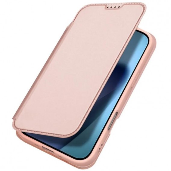 Чохол-книжка Dux Ducis з кишенею для візиток для Apple iPhone 17 Pro Max (6.9") Rose Gold