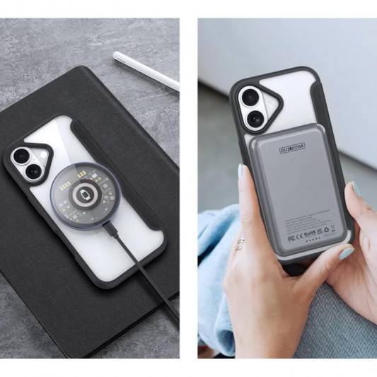 Чохол-книжка Dux Ducis Skin X Pro with MagSafe для Apple iPhone 17 (6.3") Black - зображення 6 