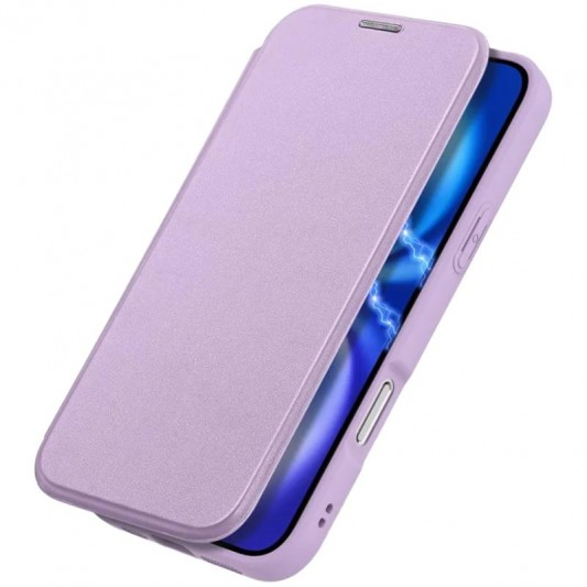 Чохол-книжка Dux Ducis Skin X Pro with MagSafe для Apple iPhone 17 (6.3") Purple Pink - зображення 1 