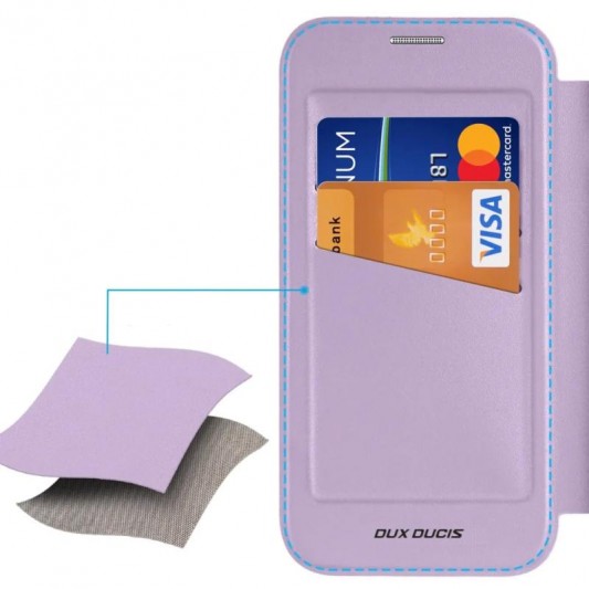 Чохол-книжка Dux Ducis Skin X Pro with MagSafe для Apple iPhone 17 (6.3") Purple Pink - зображення 2 