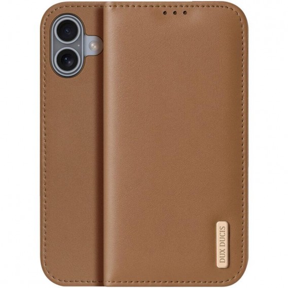Чохол-книжка Dux Ducis Hivo для Apple iPhone 17 (6.3") Brown