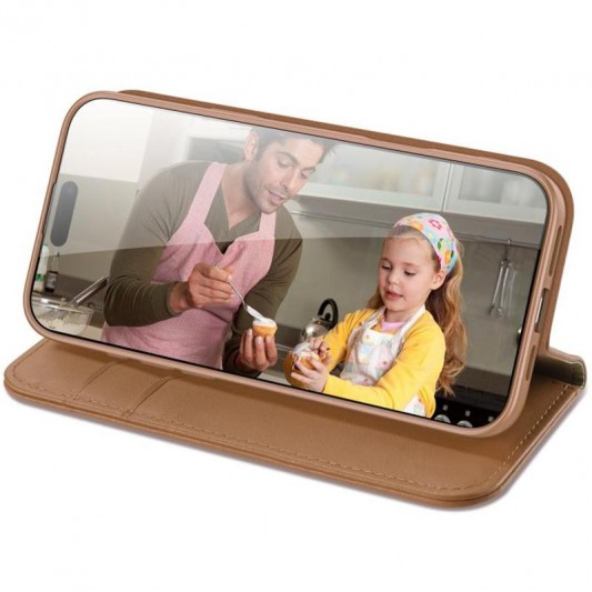 Чохол-книжка Dux Ducis Hivo для Apple iPhone 17 Pro (6.3") Brown - зображення 2 