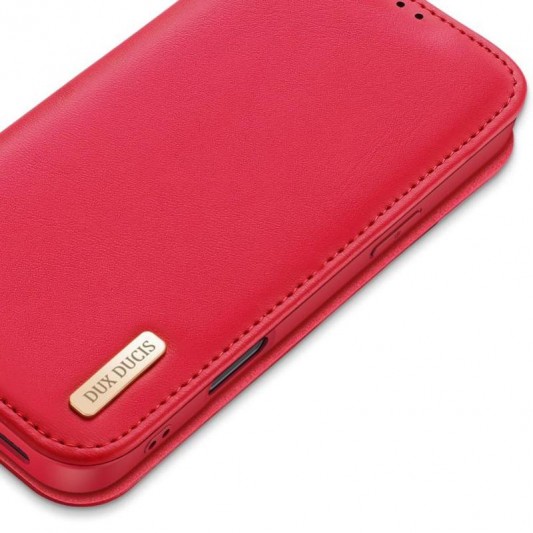 Чохол-книжка Dux Ducis Hivo для Apple iPhone 17 Pro (6.3") Red - зображення 3 