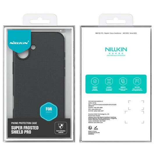 Чохол Nillkin Matte Pro для Apple iPhone 17 (6.3") Чорний / Black - зображення 4 