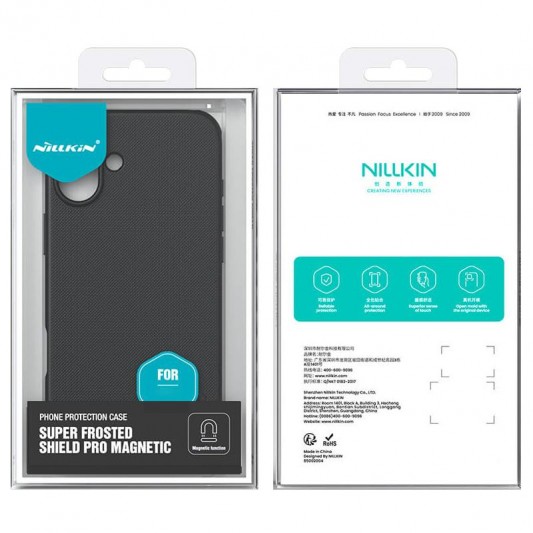 Чохол Nillkin Matte Magnetic Pro для Apple iPhone 17 (6.3") Чорний / Black - зображення 5 