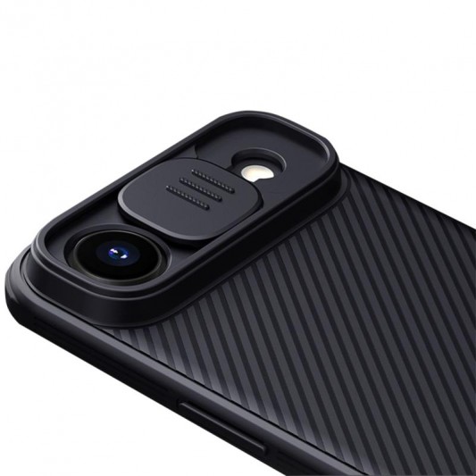 Карбонова накладка Nillkin CamShield Pro для Apple iPhone 17 Air (6.5") Black - зображення 4 