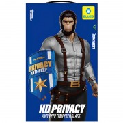 Захисне 2.5D скло Blueo Full Cover Anti-Peep для Apple iPhone 17 / 17 Pro (6.3") Чорний