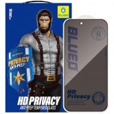 Защитное 2.5D стекло Blueo Full Cover Anti-Peep для Apple iPhone 17 Air (6.5 дюйма) Черный