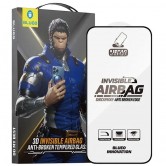 Защитное 3D стекло Blueo Invisible Airbag Anti-broken для Apple iPhone 17 / 17 Pro / 16 Pro (6.3) Черный