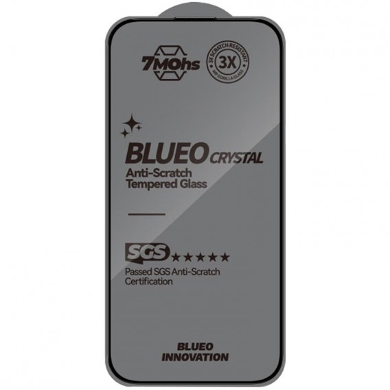 Захисне 2.5D скло Blueo Crystal Anti-Scratch для Apple iPhone 17 Air (6.5") Чорний