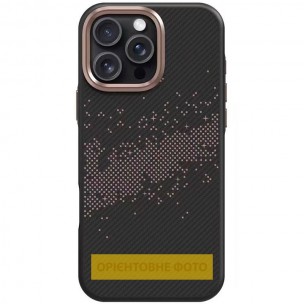 TPU чохол Monzo (MagFit) для Apple iPhone 17 (6.3") Titanium gold