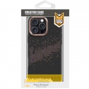 TPU чохол Monzo (MagFit) для Apple iPhone 17 (6.3") Titanium gold