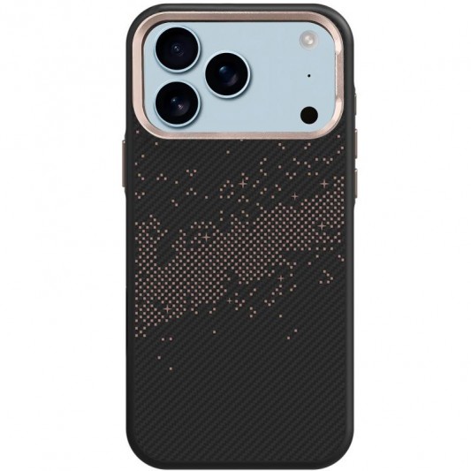 TPU чохол Monzo (MagFit) для Apple iPhone 17 Pro Max (6.9") Titanium gold