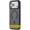 TPU+PC чохол Metal Buttons with MagSafe Colorful для Apple iPhone 17 (6.3") Синій / Navy Blue