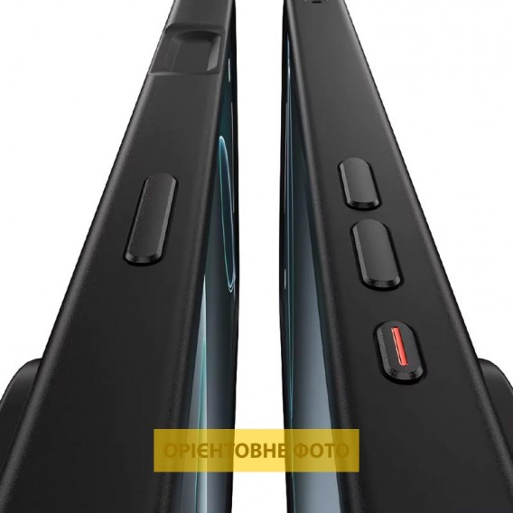 TPU+PC чохол Metal Buttons with MagSafe Colorful для Apple iPhone 17 (6.3") Чорний / Black