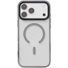 TPU+PC чохол Metal Buttons with MagSafe Colorful для Apple iPhone 17 Pro (6.3") Сірий / Grey