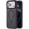 TPU+PC чохол Metal Buttons with MagSafe Colorful для Apple iPhone 17 Pro (6.3") Темно-фіолетовий / Dark Purple