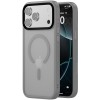 TPU+PC чохол Metal Buttons with MagSafe Colorful для Apple iPhone 17 Pro Max (6.9") Сірий / Grey
