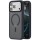 TPU+PC чохол Metal Buttons with MagSafe Colorful для Apple iPhone 17 Pro Max (6.9") Синій / Navy Blue