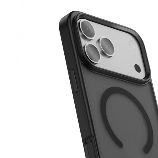 TPU+PC чохол Metal Buttons with MagSafe Colorful для Apple iPhone 17 Pro Max (6.9") Чорний / Black - зображення 2 