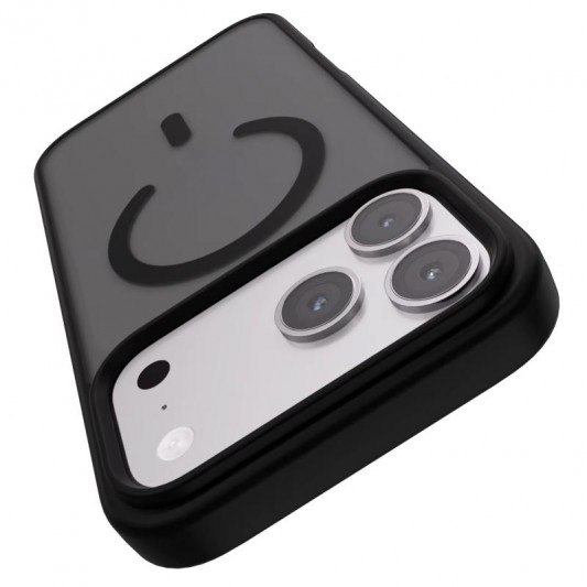 TPU+PC чохол Metal Buttons with MagSafe Colorful для Apple iPhone 17 Pro Max (6.9") Чорний / Black - зображення 3 
