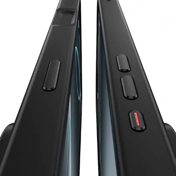 TPU+PC чохол Metal Buttons with MagSafe Colorful для Apple iPhone 17 Pro Max (6.9") Чорний / Black