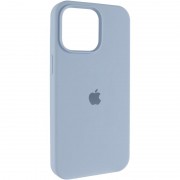 Чохол Silicone Case (AA) Logo with MagSafe для Apple iPhone 11 Pro Max (6.5") Блакитний / Lilac Blue