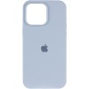 Чохол Silicone Case (AA) Logo with MagSafe для Apple iPhone 11 Pro Max (6.5") Блакитний / Lilac Blue