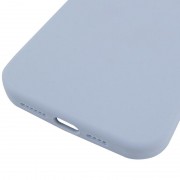 Чохол Silicone Case (AA) Logo with MagSafe для Apple iPhone 11 Pro Max (6.5") Блакитний / Lilac Blue
