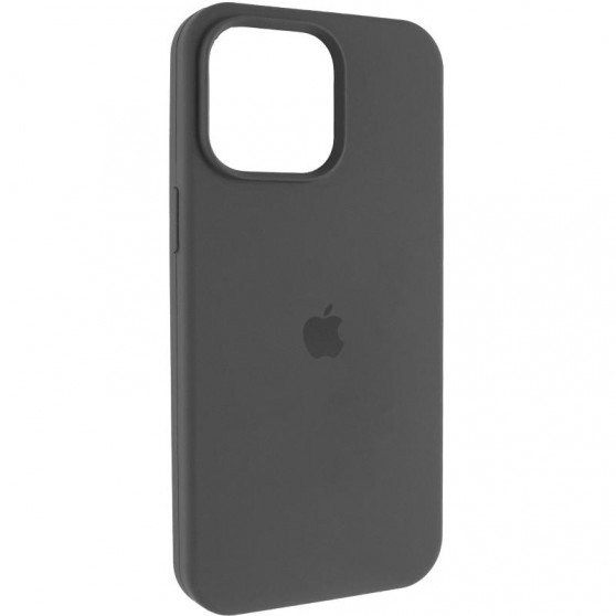 Чохол Silicone Case (AA) Logo with MagSafe для Apple iPhone 11 Pro Max (6.5") Сірий / Dark Gray