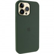 Чохол Silicone Case (AA) Logo with MagSafe для Apple iPhone 12 Pro / 12 (6.1") Зелений / Cyprus Green
