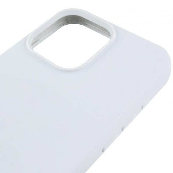 Чохол Silicone Case (AA) Logo with MagSafe для Apple iPhone 12 Pro Max (6.7") Білий / White