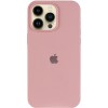 Чохол Silicone Case (AA) Logo with MagSafe для Apple iPhone 12 Pro Max (6.7") Рожевий / Pink Sand