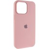 Чохол Silicone Case (AA) Logo with MagSafe для Apple iPhone 13 (6.1") Рожевий / Pink Sand