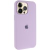 Чохол Silicone Case (AA) Logo with MagSafe для Apple iPhone 13 Pro Max (6.7") Бузковий / Lilac